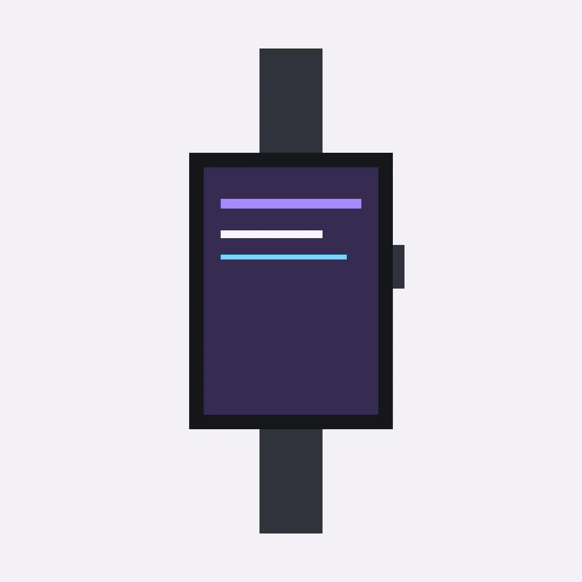 Pulse Mini compact fitness watch front view