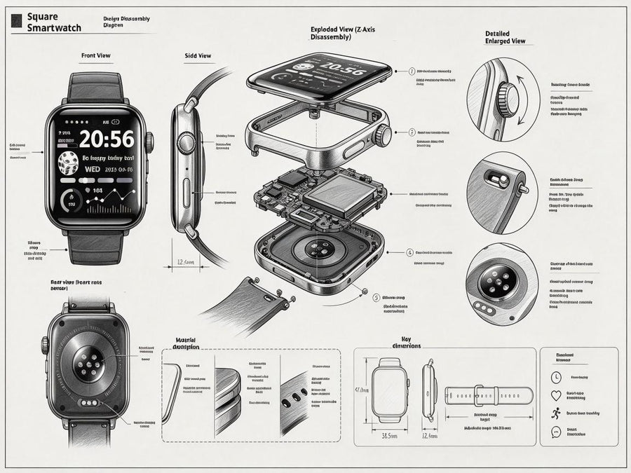 SPORTWRISTX watch during daily movement