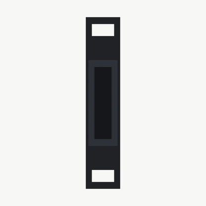 Stride silicone watch band laid flat
