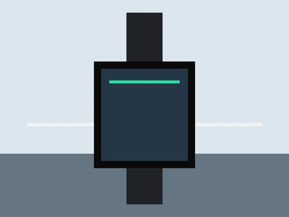 Stride silicone band fitted to a sport watch